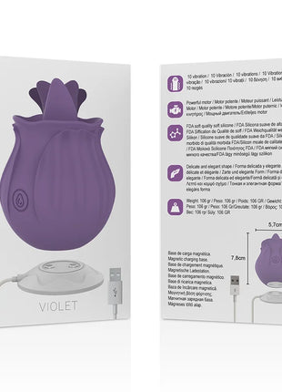 INTENSE - VIOLETT CL TORIS STIMULATOR 10 VIBRATIONEN FLIEDER - Auflegvibrator