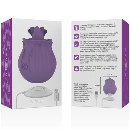 INTENSE - VIOLETT CL TORIS STIMULATOR 10 VIBRATIONEN FLIEDER - Auflegvibrator