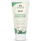 Intimateline luxuria bio cannabis wasserbasiertes gleitgel 50 ml tube mit grün weißem blattmotivetikett