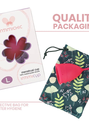 INTIMICHIC - MENSTRUAL CUP MEDIZINISCHES SILIKON - GRÖSSE S