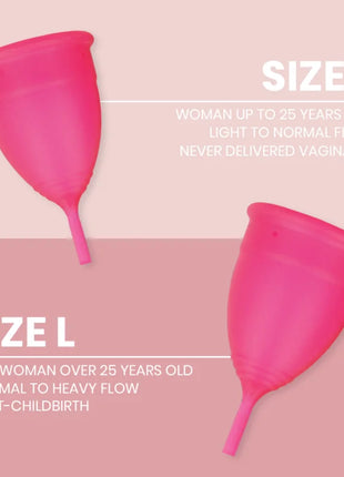 INTIMICHIC - MENSTRUAL CUP MEDIZINISCHES SILIKON - GRÖSSE S