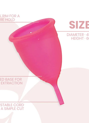INTIMICHIC - MENSTRUAL CUP MEDIZINISCHES SILIKON - GRÖSSE S