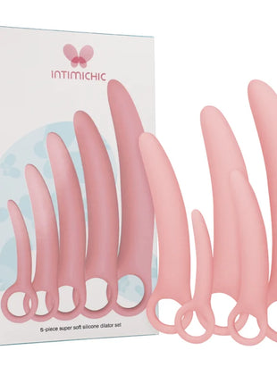 INTIMICHIC - SILICONE DILATOR 5 PCS - Vaginal-Anal-Dilatator