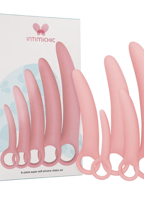 INTIMICHIC - SILICONE DILATOR 5 PCS - Vaginal-Anal-Dilatator