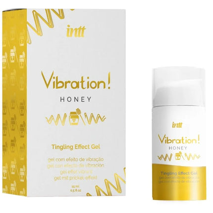 INTT - KRAFTVOLLES INTIMATISTIMULANS HONIG-FLÜSSIGE VIBRATORGEL 15 ML - Orgasmusverstärker