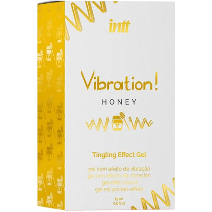 INTT - KRAFTVOLLES INTIMATISTIMULANS HONIG-FLÜSSIGE VIBRATORGEL 15 ML - Orgasmusverstärker