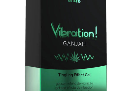 INTT - KRAFTVOLLES INTIMSTIMULIERENDES FLÜSSIGES VIBRATIONSGEL CANNABIS 15ML - Orgasmusverstärker