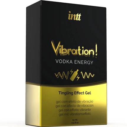 INTT - KRAFTVOLLES INTIMSTIMULIERENDES FLÜSSIGES VIBRATIONSGEL VODKA 15ML - Orgasmusverstärker