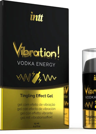 INTT - KRAFTVOLLES INTIMSTIMULIERENDES FLÜSSIGES VIBRATIONSGEL VODKA 15ML - Orgasmusverstärker