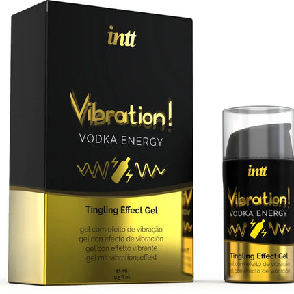 INTT - KRAFTVOLLES INTIMSTIMULIERENDES FLÜSSIGES VIBRATIONSGEL VODKA 15ML - Orgasmusverstärker