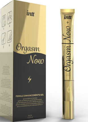 INTT LUBRICANTS - INTENSIVES VAGINALSTIMULIERENDES GEL MIT VIBRATOR-APPLIKATOR - Orgasmusverstärker