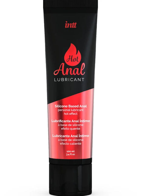 Schwarze und pinke intt hot anal silikonbasierte gleitgel tube mit wärmender wirkung