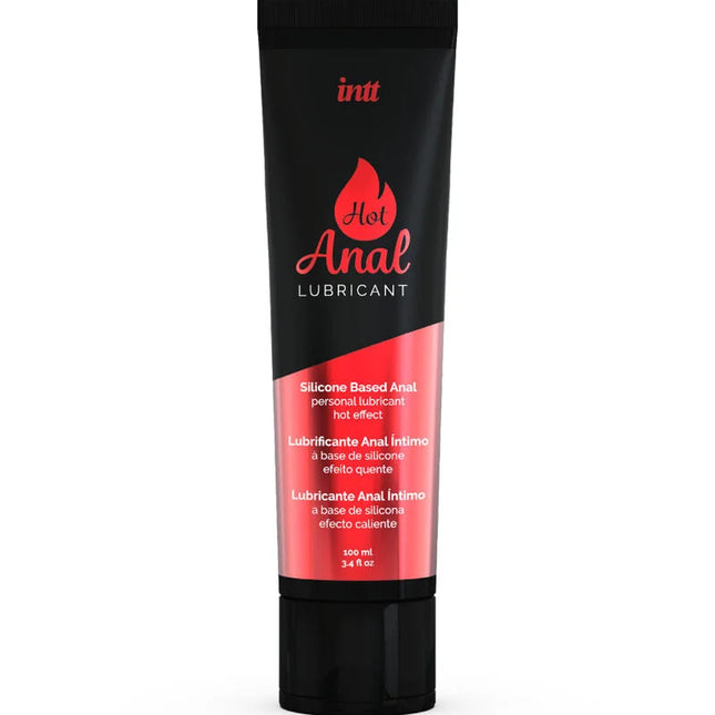 Schwarze und pinke intt hot anal silikonbasierte gleitgel tube mit wärmender wirkung