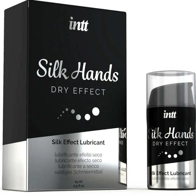 INTT LUBRICANTS - SILK HANDS SCHMIERMITTEL - KONZENTRIERTE SILIKONFORMEL 15 ML - Gleitgel auf Silikonbasis
