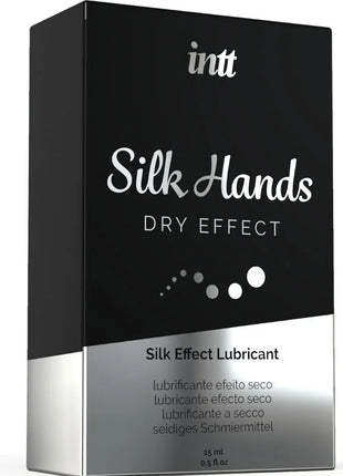 INTT LUBRICANTS - SILK HANDS SCHMIERMITTEL - KONZENTRIERTE SILIKONFORMEL 15 ML - Gleitgel auf Silikonbasis