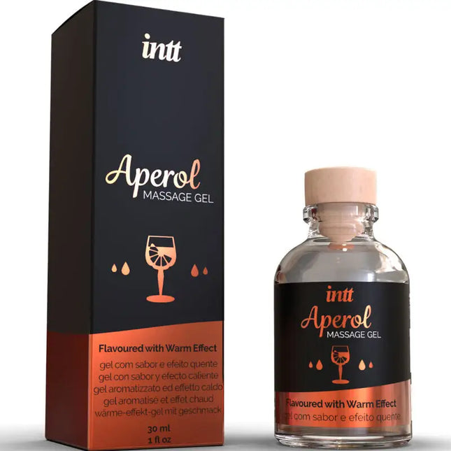 INTT MASSAGE & ORAL SEX - APEROL MASSAGEGEL INTENSIVE WÄRMEEFFEKT - Massageöl