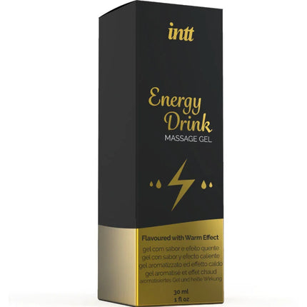 INTT MASSAGE & ORAL SEX - MASSAGEGEL MIT AROMATEM ENERGIE-CA-DRINK UND ERWÄRMUNGSEFFEKT - Massageöl
