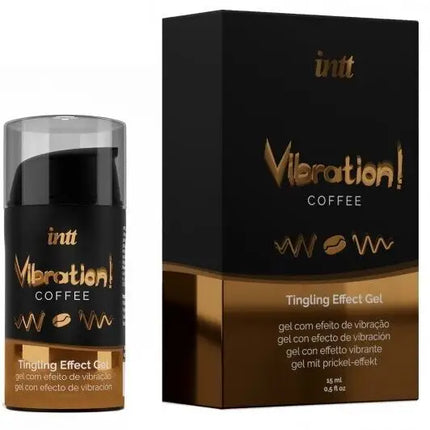INTT MASSAGE & ORAL SEX - MASSAGEGEL MIT KAFFEEGESCHMACK UND HEISSEM EFFEKT - Massageöl