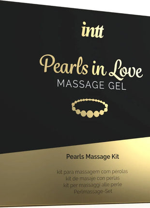 INTT MASSAGE & ORAL SEX - VERLIEBTE PERLEN MIT PERLENKETTE UND SILIKONGEL - Massage-Kits