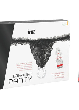 INTT RELEASES - BRASILIANISCHES SCHWARZES HÖSCHEN MIT PERLEN UND SCHMIERGEL 50 ML - Tanga