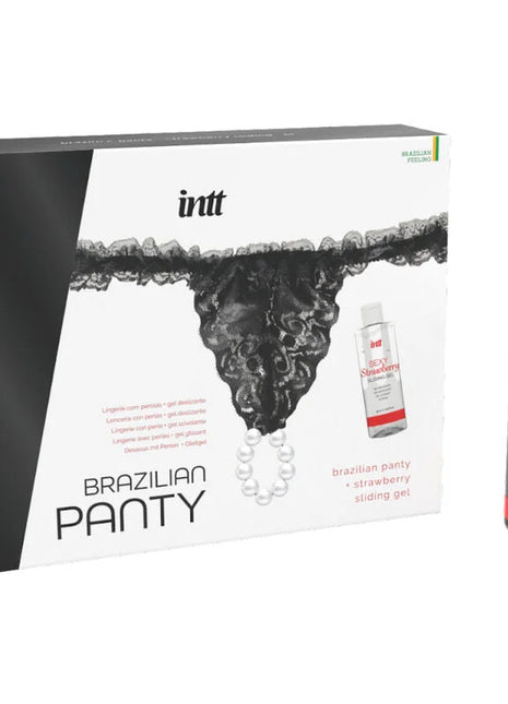INTT RELEASES - BRASILIANISCHES SCHWARZES HÖSCHEN MIT PERLEN UND SCHMIERGEL 50 ML - Tanga