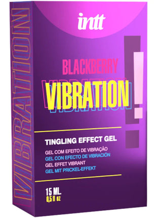 INTT RELEASES - FLÜSSIGE VIBRATIONSGEL MIT BROMBEERGESCHMACK 15 ML