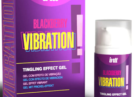 INTT RELEASES - FLÜSSIGE VIBRATIONSGEL MIT BROMBEERGESCHMACK 15 ML