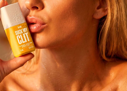 Gel initt suck my clit cytoral-saugwirkung tropische mango tube gelgelb weiß 15 ml vorderseite