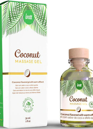 INTT - VEGANES MASSAGEGEL MIT KOKOSNUSSGESCHMACK UND ERWRMENDER WIRKUNG - Massageöl