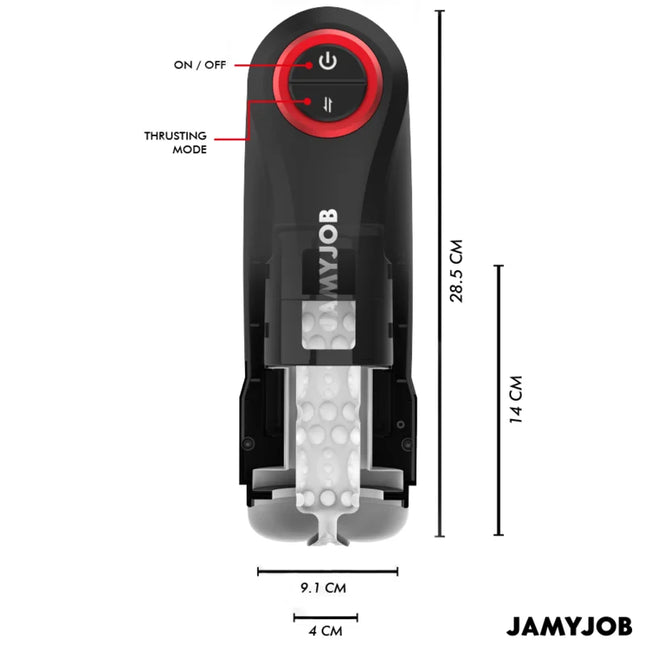 JAMYJOB - AUTOMATISCHER VAGINA-MASTURBATOR MIT GRAVITY-FUNKTION 5 SAUGMODI - Vagina Masturbatoren