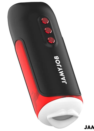 JAMYJOB - BLAZE AUTOMATISCHER MUNDMASTURBATOR 5 SAUG- UND VIBRATIONSMODI - Mundmasturbator
