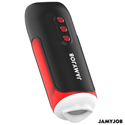 JAMYJOB - BLAZE AUTOMATISCHER MUNDMASTURBATOR 5 SAUG- UND VIBRATIONSMODI - Mundmasturbator