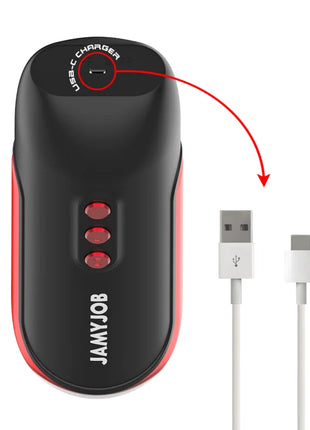 JAMYJOB - BLAZE AUTOMATISCHER MUNDMASTURBATOR 5 SAUG- UND VIBRATIONSMODI - Mundmasturbator