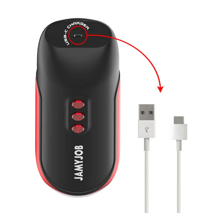 JAMYJOB - BLAZE AUTOMATISCHER MUNDMASTURBATOR 5 SAUG- UND VIBRATIONSMODI - Mundmasturbator