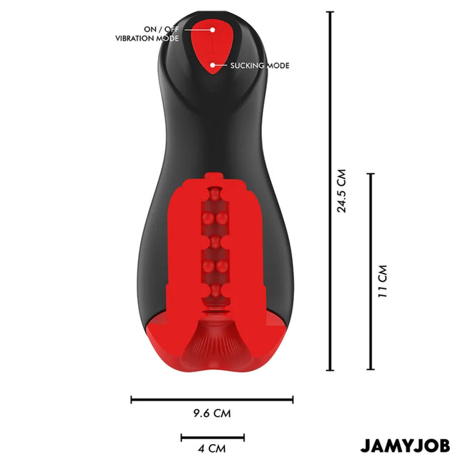 JAMYJOB - CORE-X AUTOMATISCHER MASTURBATOR 5 SAUG- UND VIBRATIONSMODI - Automatischer Masturbator