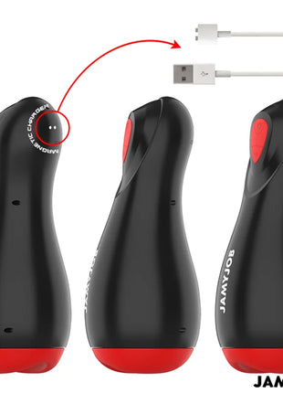 JAMYJOB - CORE-X AUTOMATISCHER MASTURBATOR 5 SAUG- UND VIBRATIONSMODI - Automatischer Masturbator