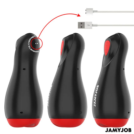JAMYJOB - CORE-X AUTOMATISCHER MASTURBATOR 5 SAUG- UND VIBRATIONSMODI - Automatischer Masturbator