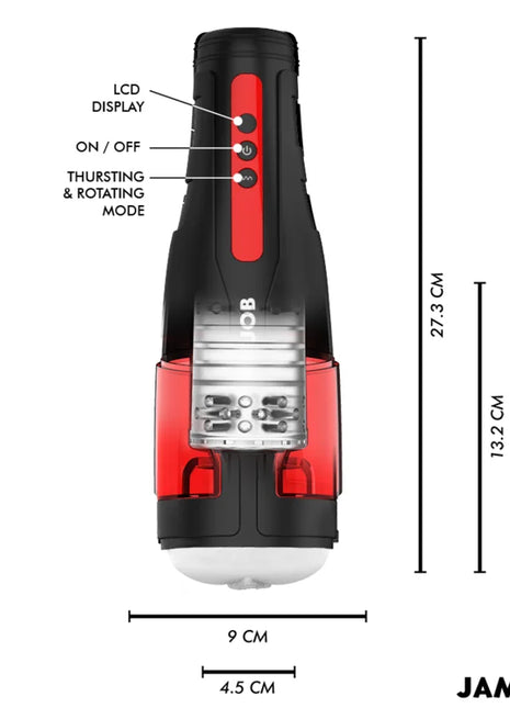 JAMYJOB - CYCLONE AUTOMATISCHER VAGINA-MASTURBATOR 10 ROTATIONS- UND STOSSMODI - Vagina Masturbatoren