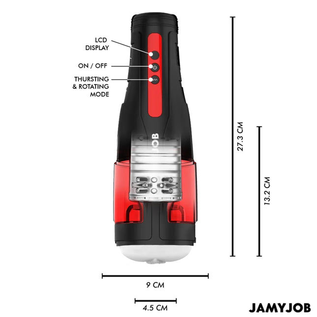 JAMYJOB - CYCLONE AUTOMATISCHER VAGINA-MASTURBATOR 10 ROTATIONS- UND STOSSMODI - Vagina Masturbatoren