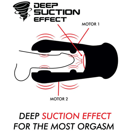 JAMYJOB - DAMERON SAUG- UND VIBRATIONS-MASTURBATOR - Automatischer Masturbator