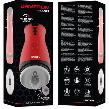 JAMYJOB - DAMERON SAUG- UND VIBRATIONS-MASTURBATOR - Automatischer Masturbator
