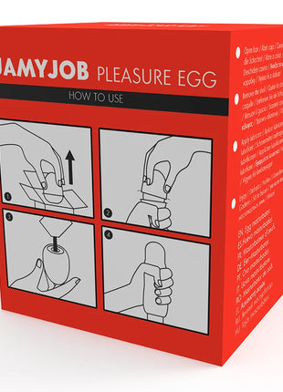 JAMYJOB - EGG MASTURBATOR ROTE VERSION DISKRETT - Ei-Masturbator