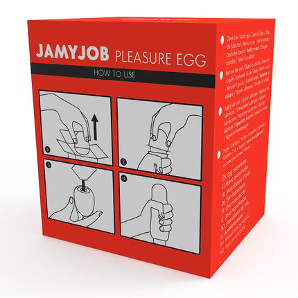 JAMYJOB - EGG MASTURBATOR ROTE VERSION DISKRETT - Ei-Masturbator