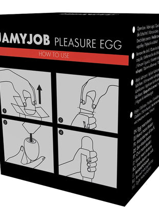 JAMYJOB - EGG MASTURBATOR SCHWARZE VERSION DISKRETT - Ei-Masturbator