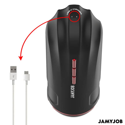 JAMYJOB - MEGABITE AUTOMATISCHER MUNDMASTURBATOR 5 SAUG- UND VIBRATIONSMODI - Mundmasturbator
