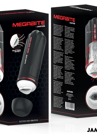 JAMYJOB - MEGABITE AUTOMATISCHER MUNDMASTURBATOR 5 SAUG- UND VIBRATIONSMODI - Mundmasturbator