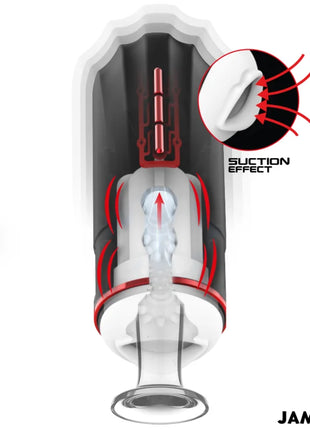 JAMYJOB - MEGABITE AUTOMATISCHER MUNDMASTURBATOR 5 SAUG- UND VIBRATIONSMODI - Mundmasturbator