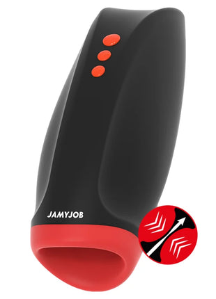 JAMYJOB - NOVAX MASTURBATOR MIT VIBRATION UND KOMPRESSION - Ei-Masturbator