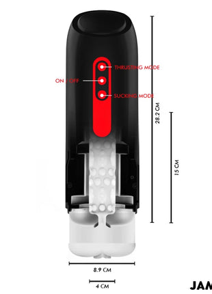 JAMYJOB - PHANTOM AUTOMATISCHER VAGINA-MASTURBATOR 5 SAUG- UND STOSSMODI - Vagina Masturbatoren