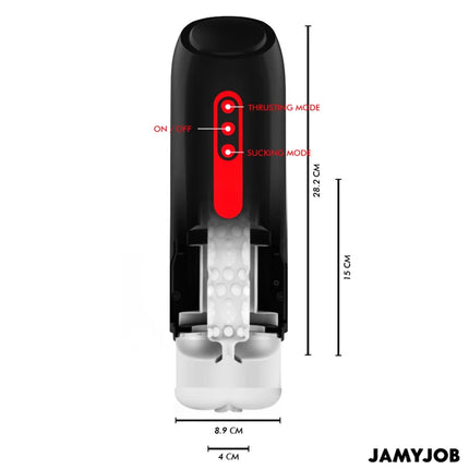 JAMYJOB - PHANTOM AUTOMATISCHER VAGINA-MASTURBATOR 5 SAUG- UND STOSSMODI - Vagina Masturbatoren